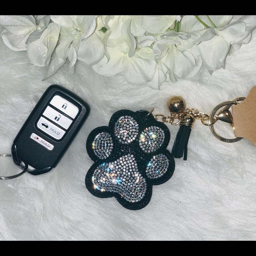 Blinged out 3D keychain